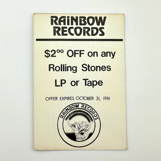 Backside of pass showing coupon and intact backing. 