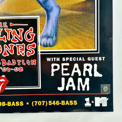 Bottom right corner of poster with some light scratches and edge wear. 