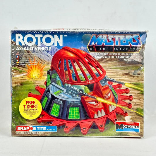 Boxed toy vehicle with 'Masters of the Universe' branding on a white background