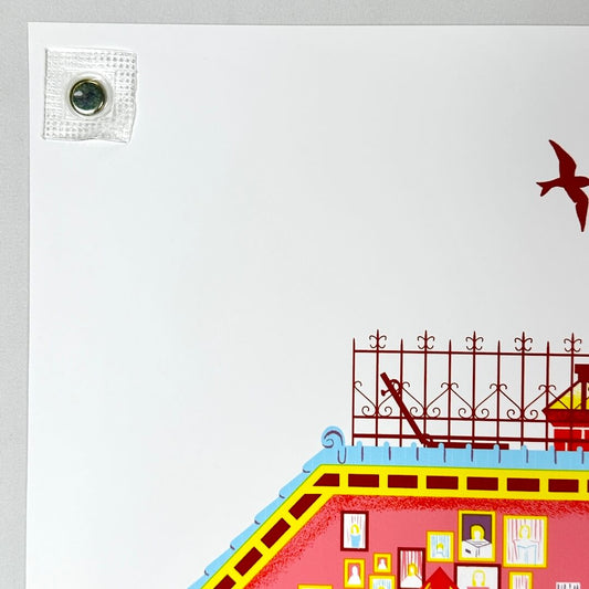 Top left corner of poster in mint condition. 