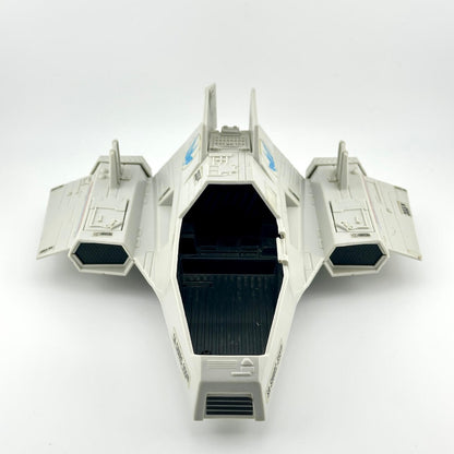 Model of a spacecraft on a white background