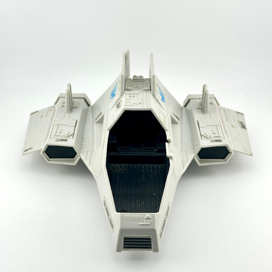 Model of a spacecraft on a white background