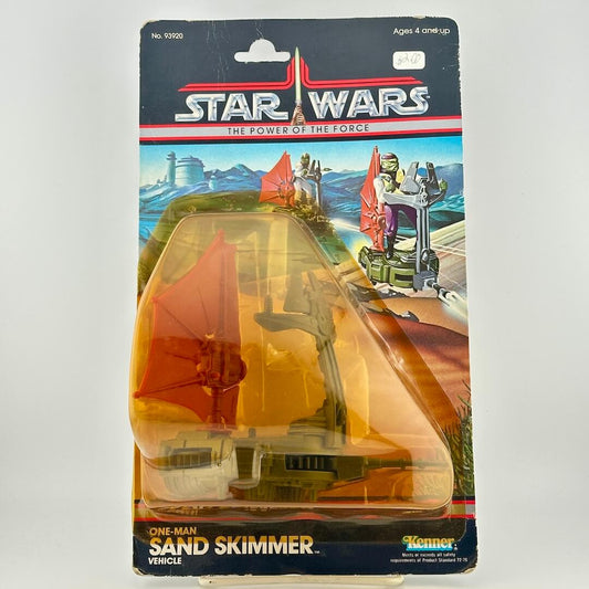 Star Wars One-Man Sand Skimmer toy vehicle packaging on a white background