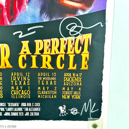 Sessanta - 2024 - Signed Tour Poster by Zombie Yeti & Zoltron