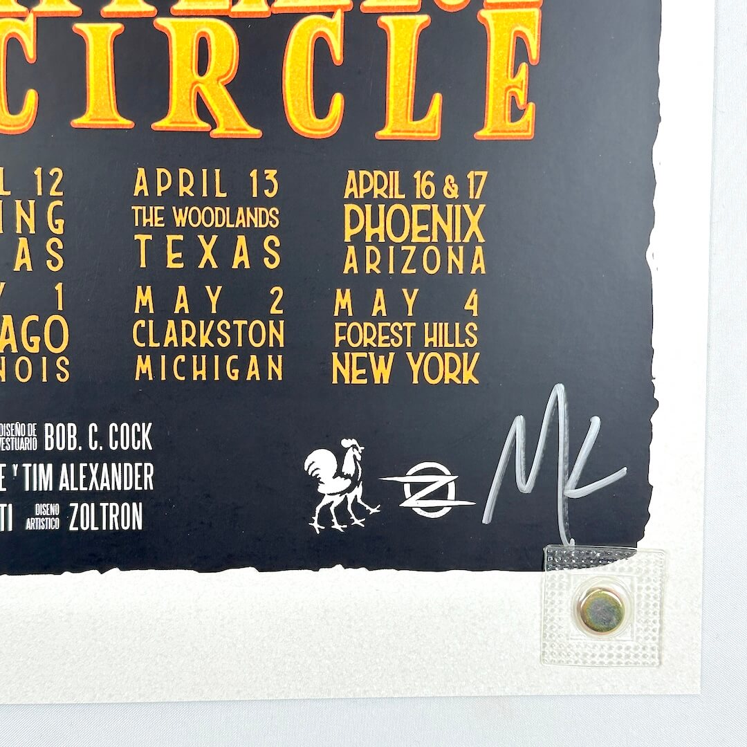 Sessanta - 2024 - Signed Tour Poster by Zombie Yeti & Zoltron