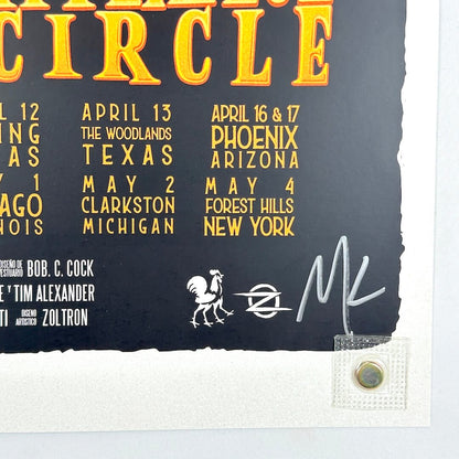 Sessanta - 2024 - Signed Tour Poster by Zombie Yeti & Zoltron