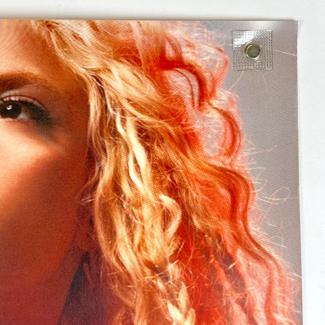 Top right corner with crease. 