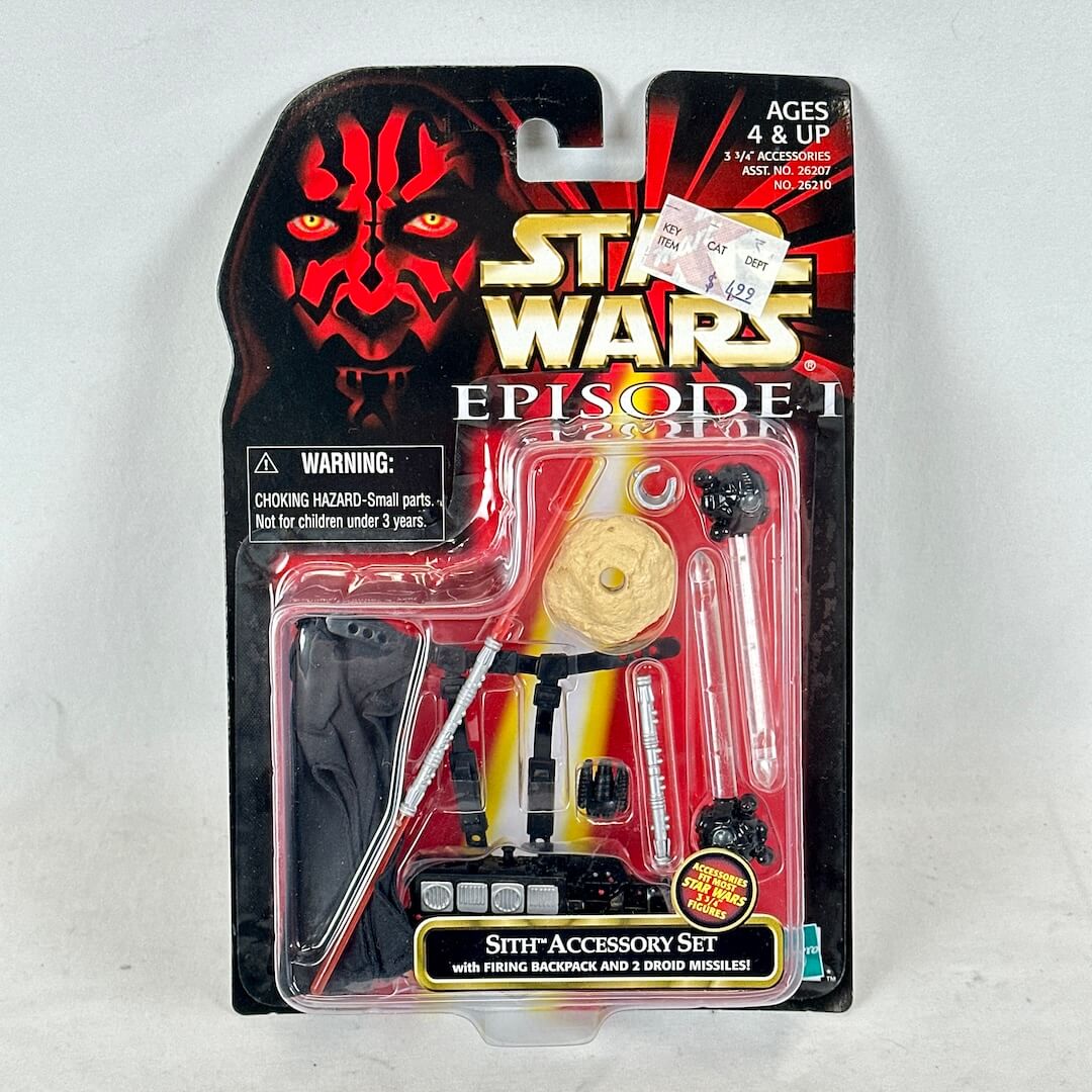 Star Wars Episode I Sith Accessory Set packaging on a white background