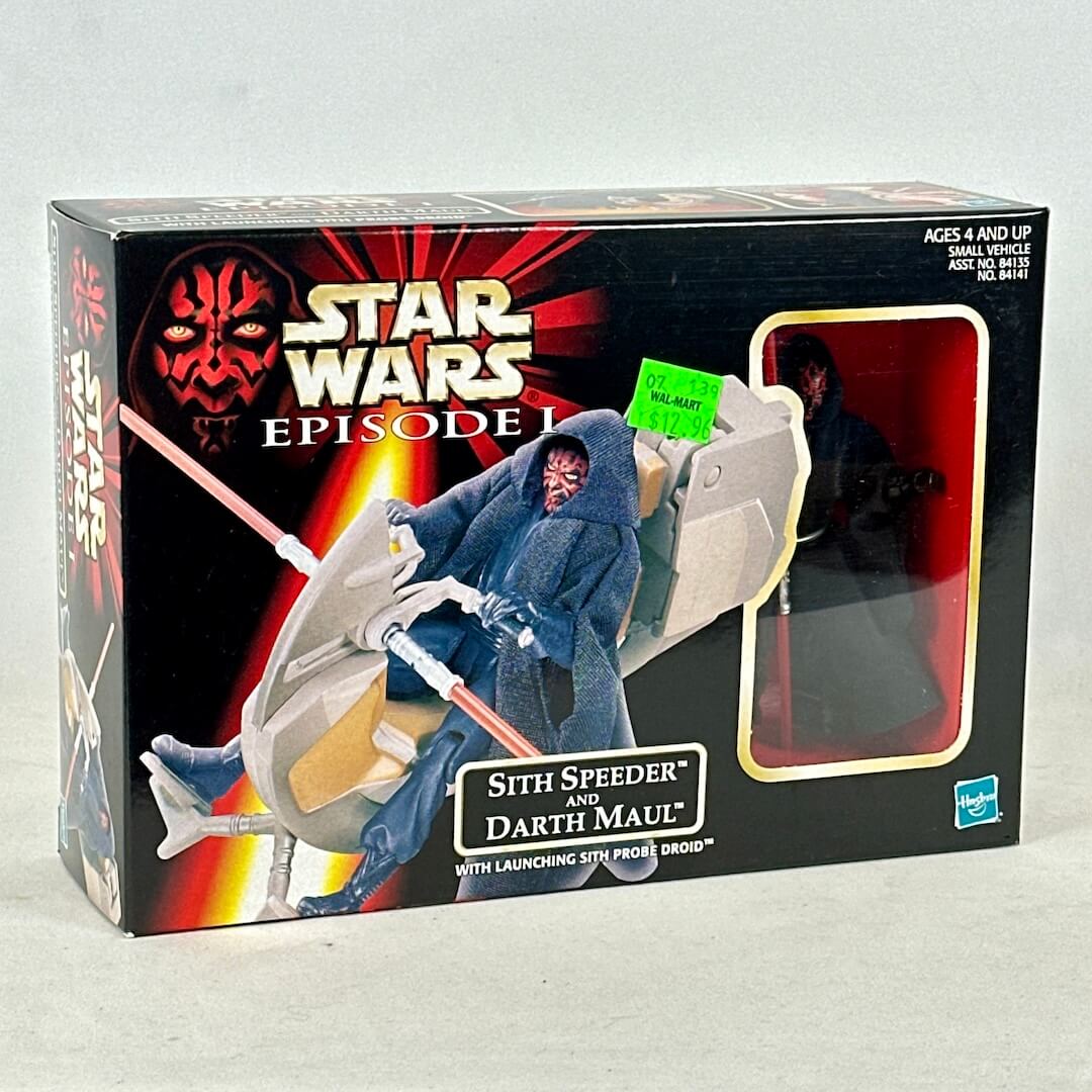 Star Wars action figure packaging on white background. 