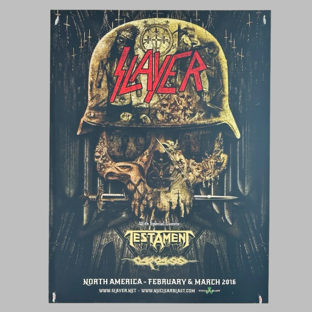 Slayer - 2016 - Tour Promo Poster