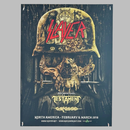 Slayer - 2016 - Tour Promo Poster