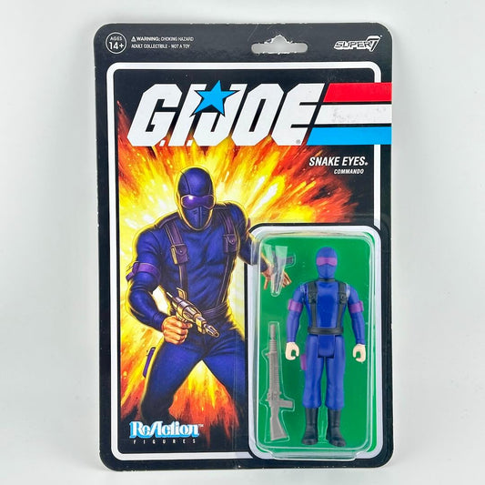 G.I. Joe Snake Eyes action figure packaging on a white background