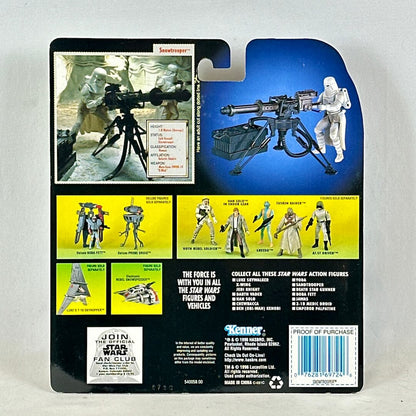 Back of a Star Wars action figure packaging with character images and text.