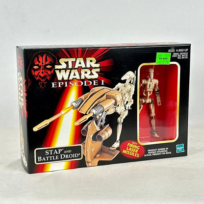 Star Wars Episode I toy box with figures on a white background