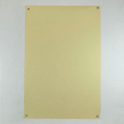 Backside of poster showing near mint condition. 