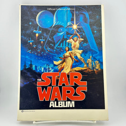Star Wars album cover with characters and iconic elements on a blue background