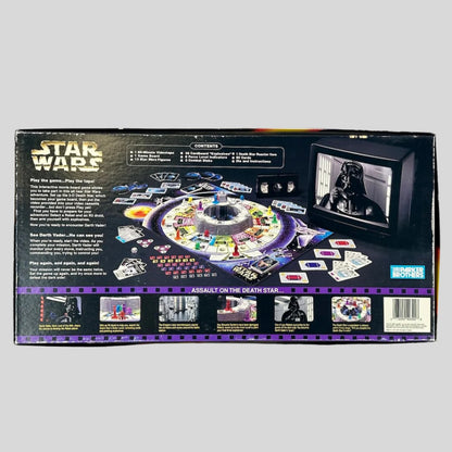 Star Wars board game box with colorful components on a white background