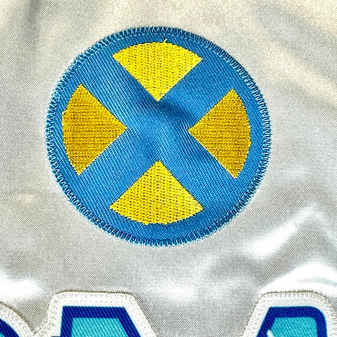 Blue Xmen logo on front chest