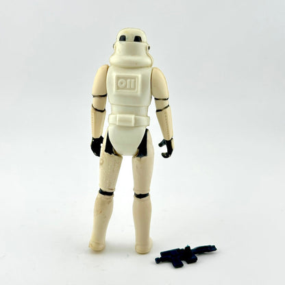 Star Wars action figure of a stormtrooper on a white background