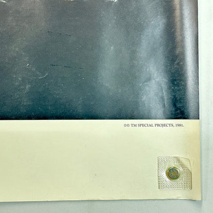 Bottom right corner with copyright information from 1981. 