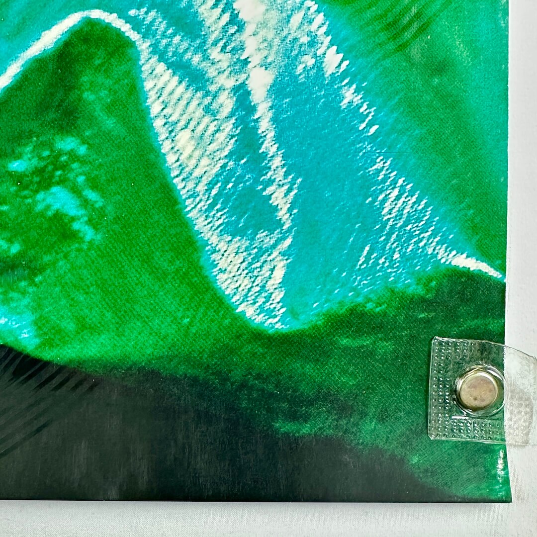 Bottom right corner of poster in good shape. 