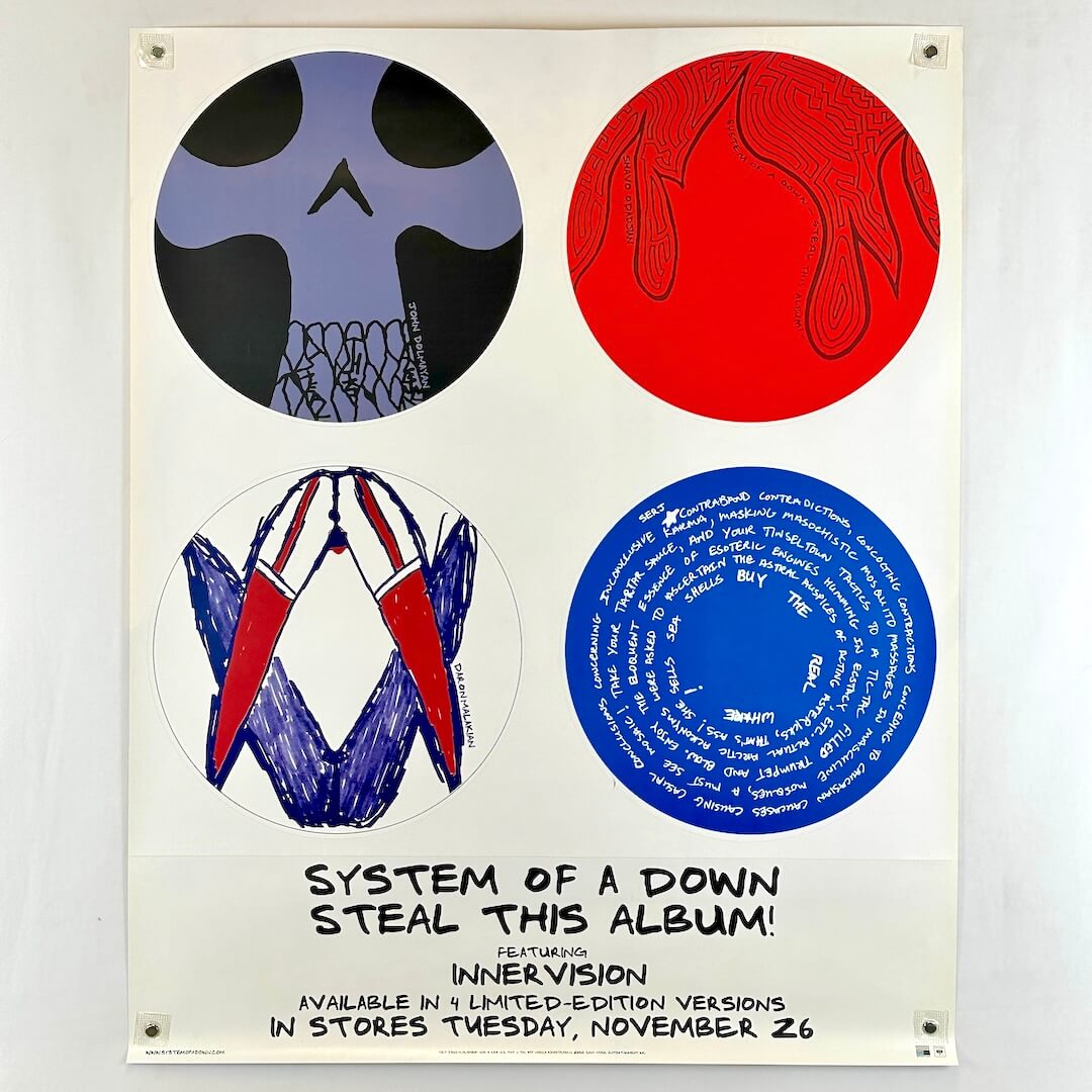 System of a Down - 2002 - Record Store Promo Poster