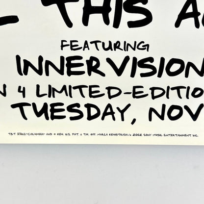 System of a Down - 2002 - Record Store Promo Poster