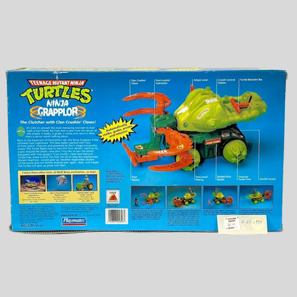 Box of Teenage Mutant Ninja Turtles Grappler toy with blue background