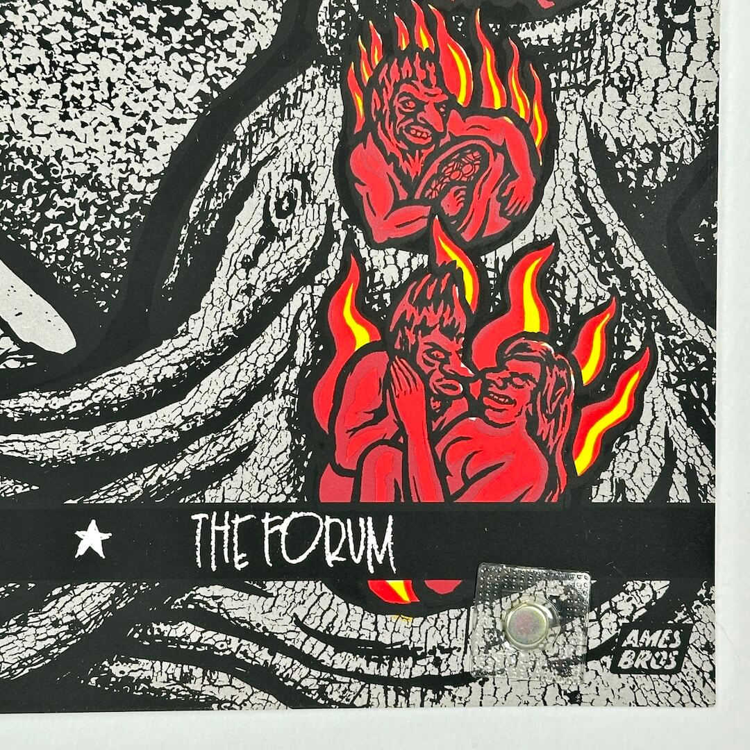 Bottom right corner of poster in mint condition. 