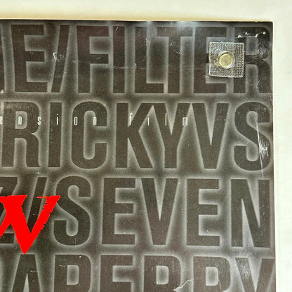 Top right corner with pin holes and some creasing. 