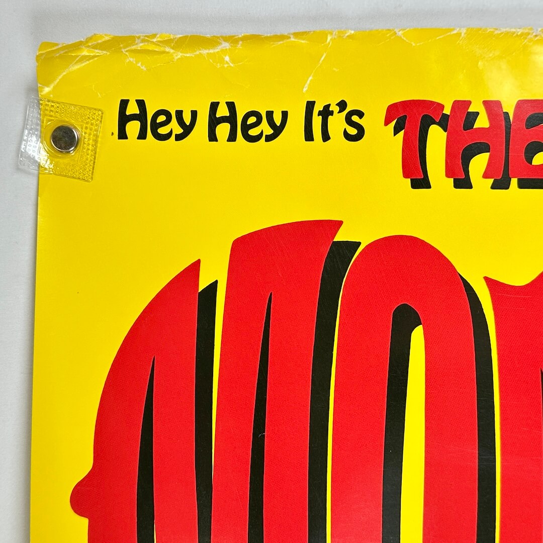 Top left corner with crumpled long edge