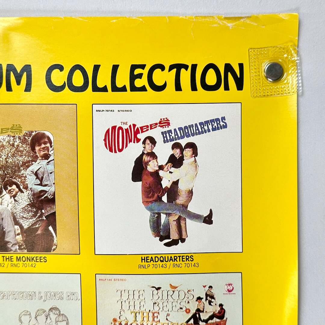 Top right corner with some edge wear