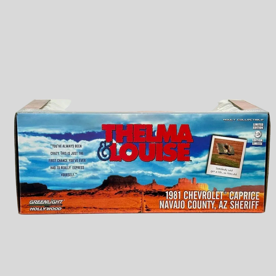 A boxed collectible car for 'Thelma & Louise' from Greenwood Hollywood.