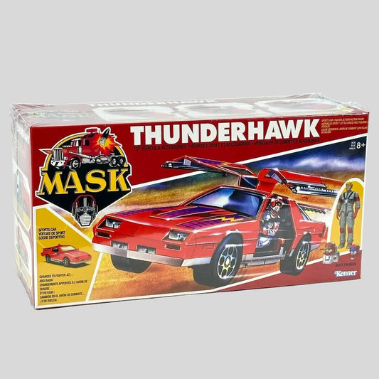 Toy packaging with MASK branding against white background. 