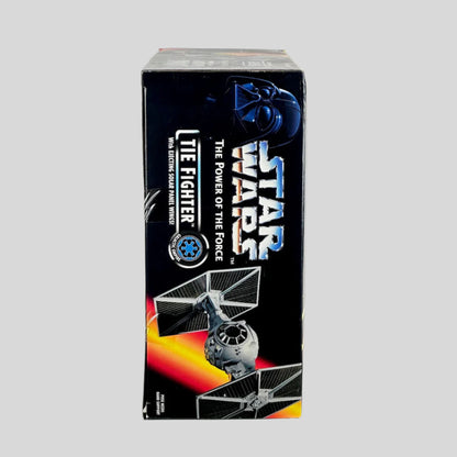 Star Wars toy packaging with TIE Fighter design on a white background
