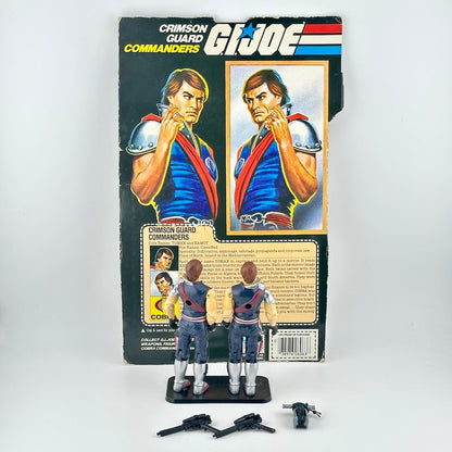 G.I. Joe Crimson Guard Commander action figure with packaging on a white background