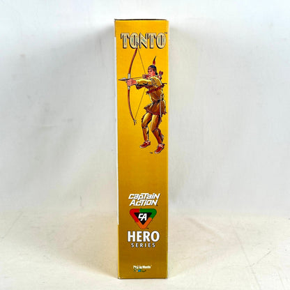 Box for a Captain Action Hero Series figure of Tonto on a white background
