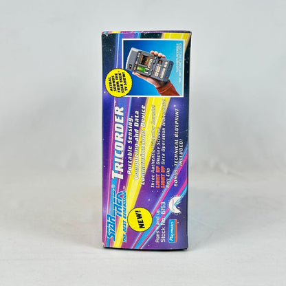 Star Trek Tricorder toy packaging on a white background