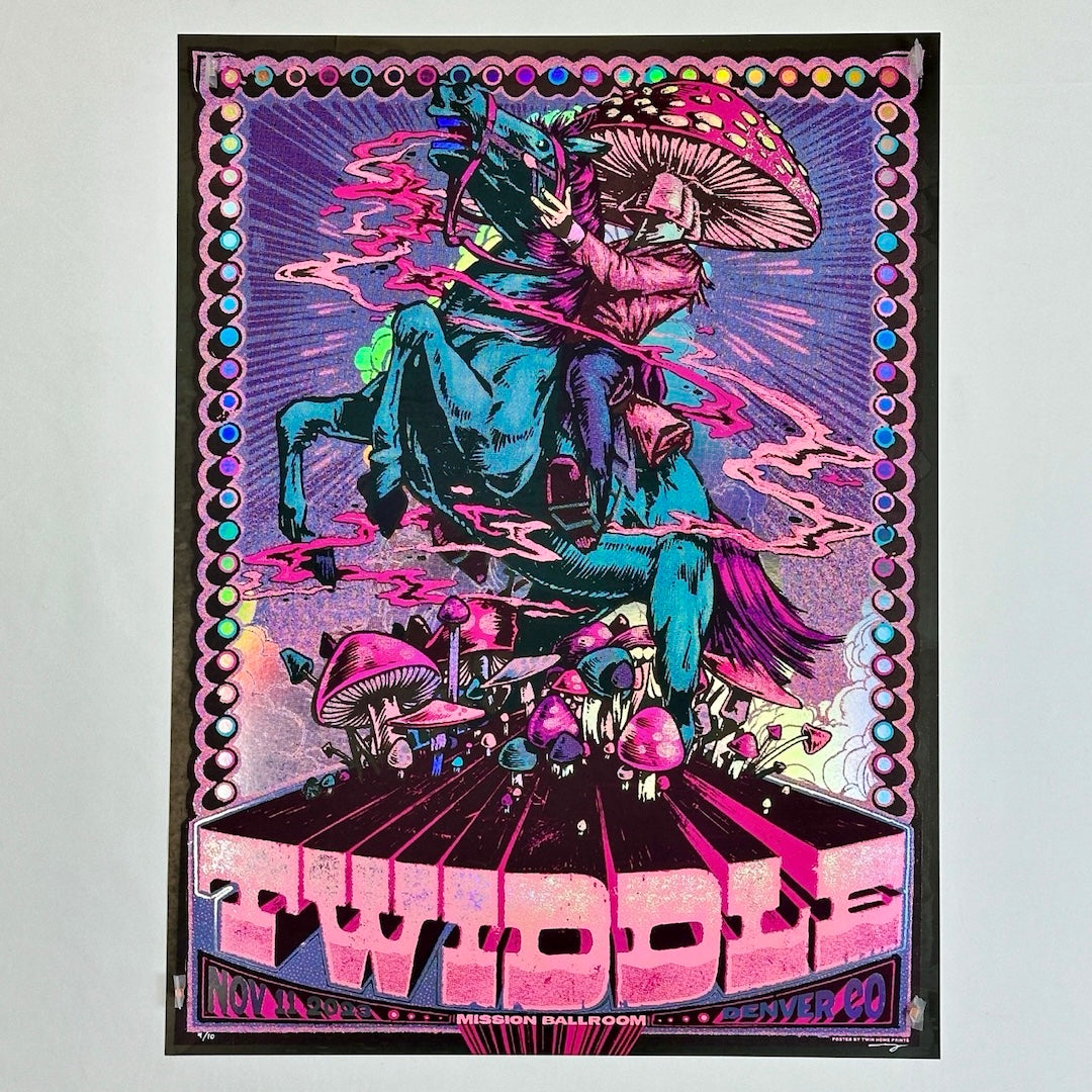 Twiddle - Mission Ballroom, Denver, CO - 11/11/2023 - Rare AV by Twin Home Prints