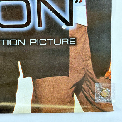 Bottom right corner with no damage but curl to poster