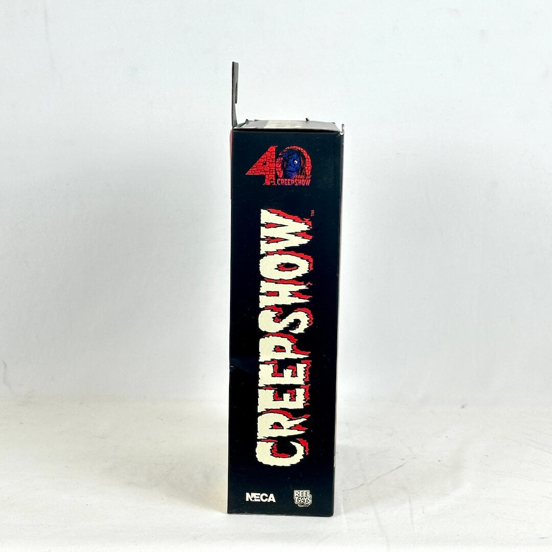 Creepshow 40th Anniversary box with red and white text on a black background
