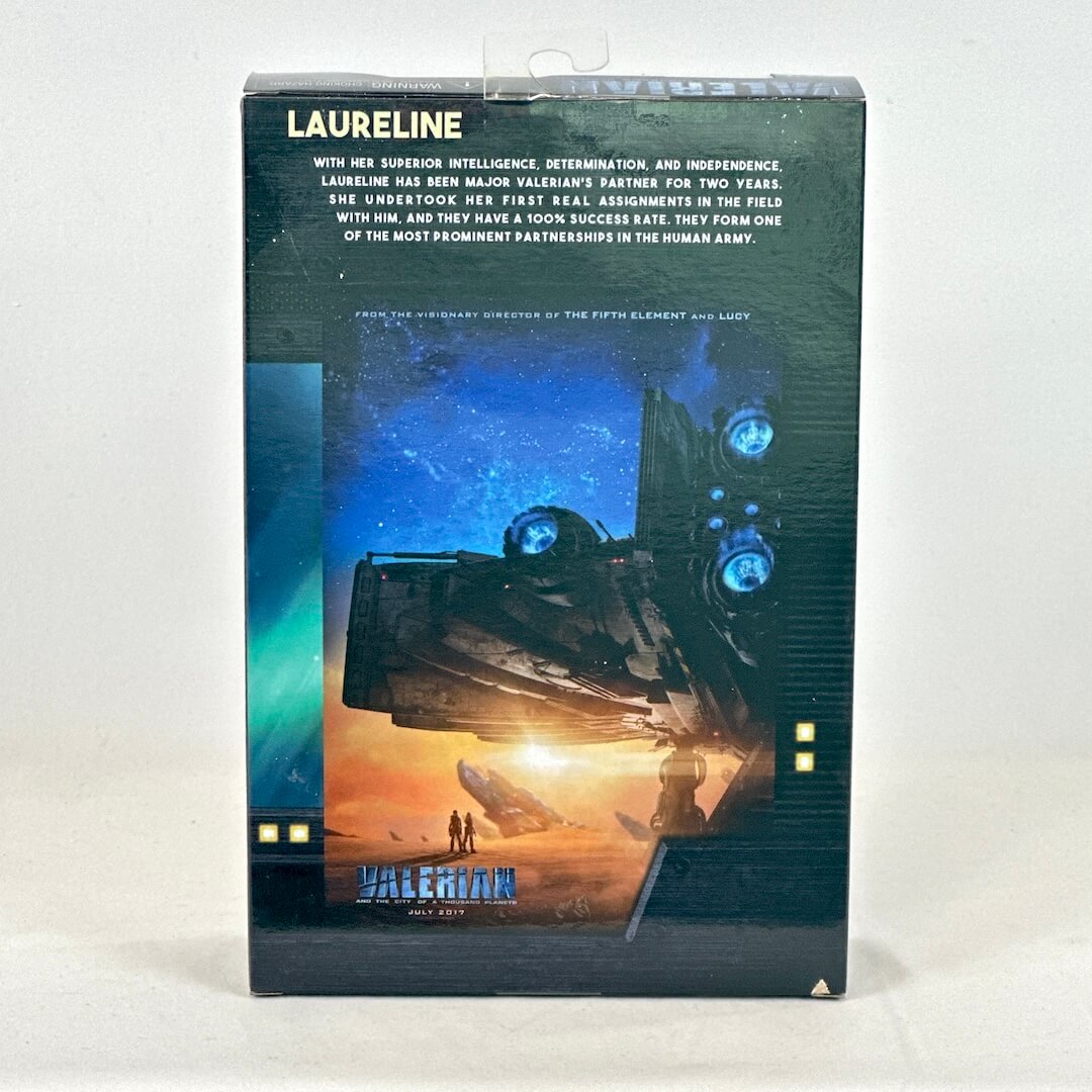 Product packaging for 'Valerian' with space-themed design on a white background