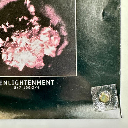 Bottom right corner of poster with some edge wear and light scratches