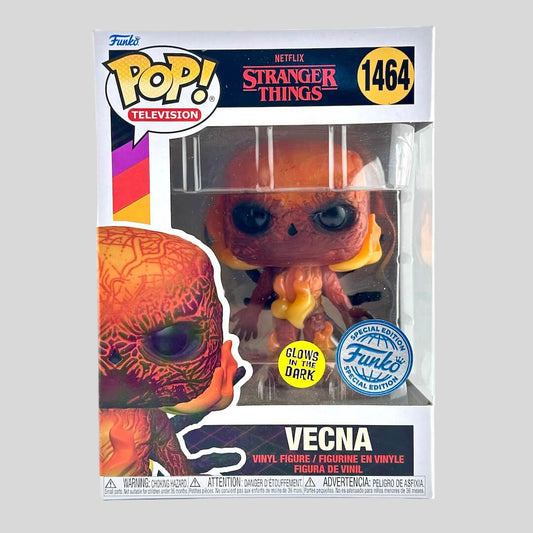 Funko Pop! Stranger Things Vecna vinyl figure packaging on a white background