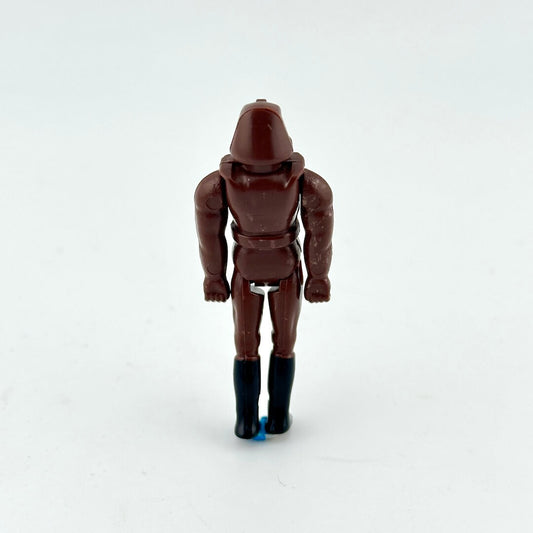 Brown action figure on a white background