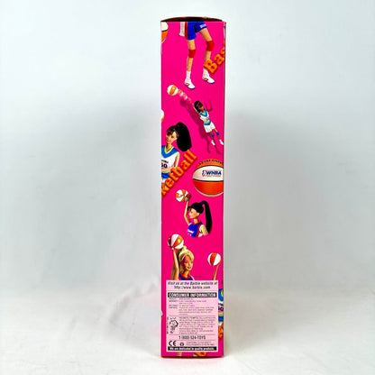 Barbie toy box with colorful graphics on a white background