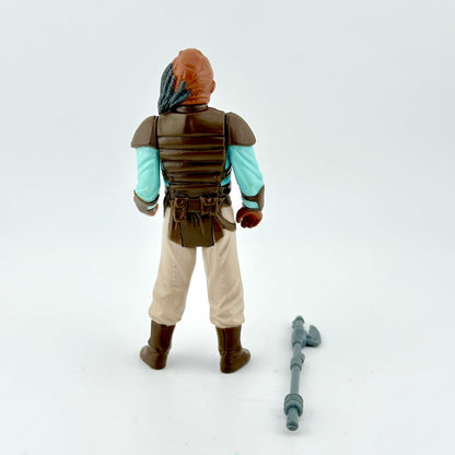 Action figure with a weapon on a white background