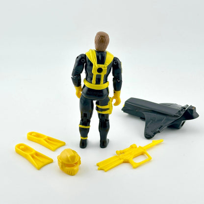 Toy figure with accessories on a white background