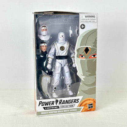 Power Rangers Lightning Collection Mighty Ninja Niia White Ranger action figure in its original window box packaging.