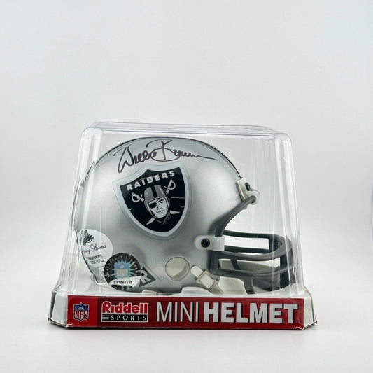 Willie Brown - Oakland Raiders - Signed Mini Helmet